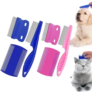 Flea Comb Cat Grooming Comb Set 3 Pcs/set