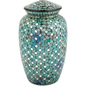 Hand Made Glass Urn