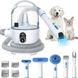 Pet Grooming Vacuum Kit 5-in-1